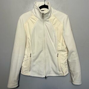 Wellenstyn White Fleece Jacket Size Medium